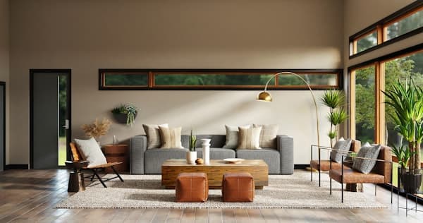 Rustic interior design style